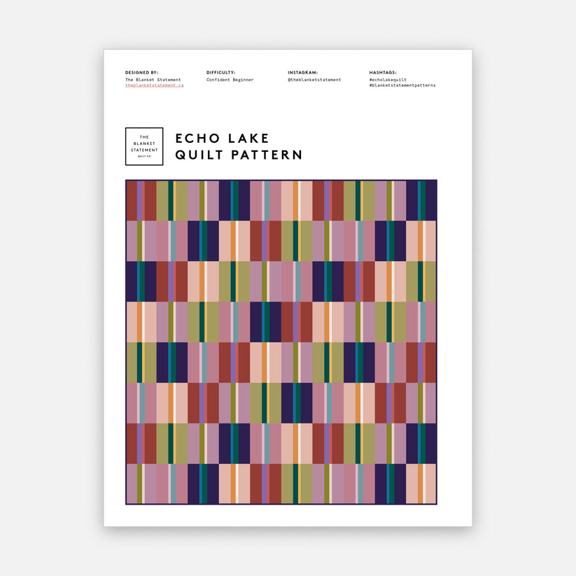 Echo Lake Quilt Pattern
