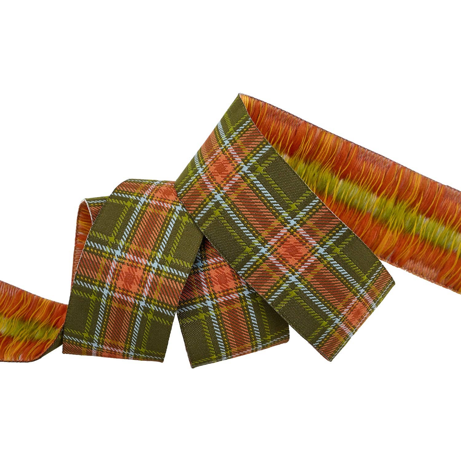 Plaid Perfection in Moss - 1-1/2" width - The Great Outdoors