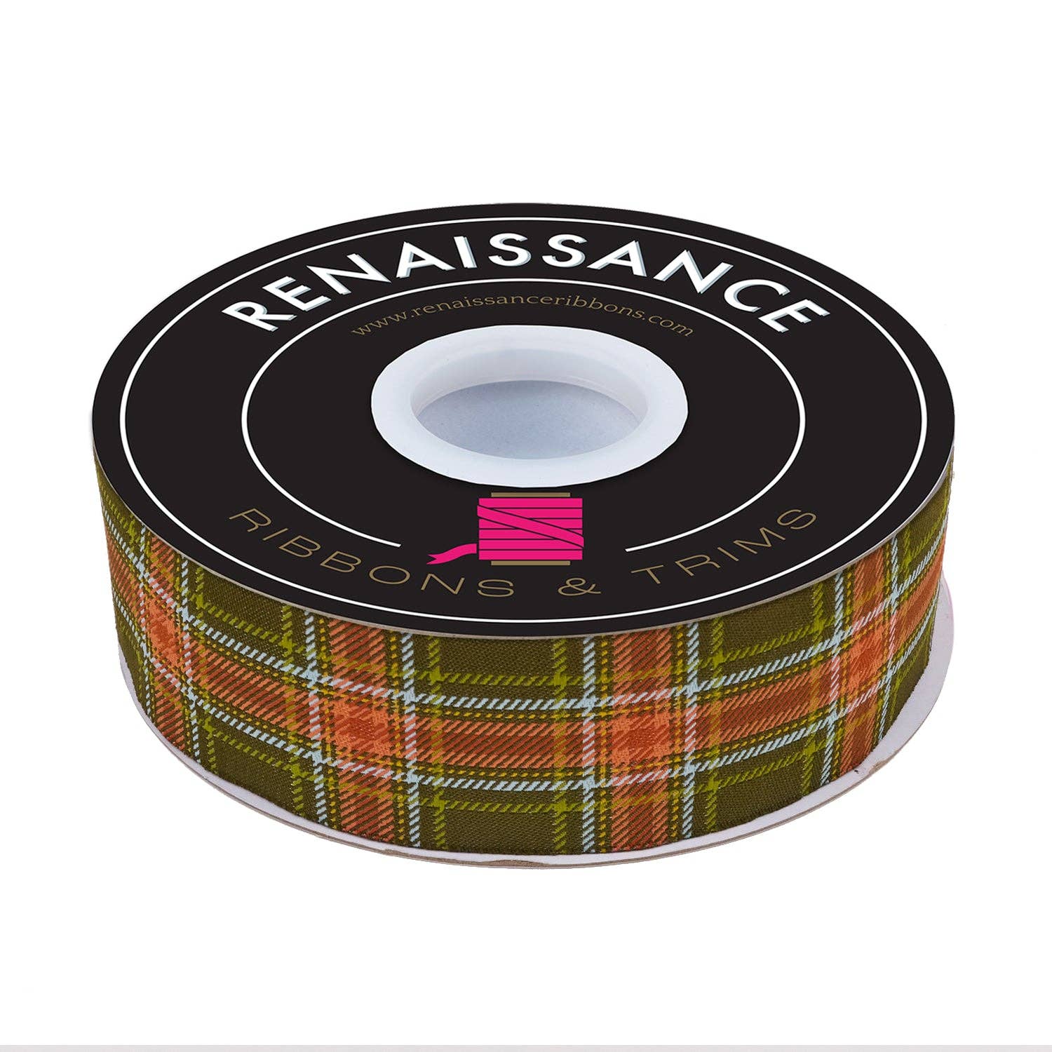 Plaid Perfection in Moss - 1-1/2" width - The Great Outdoors