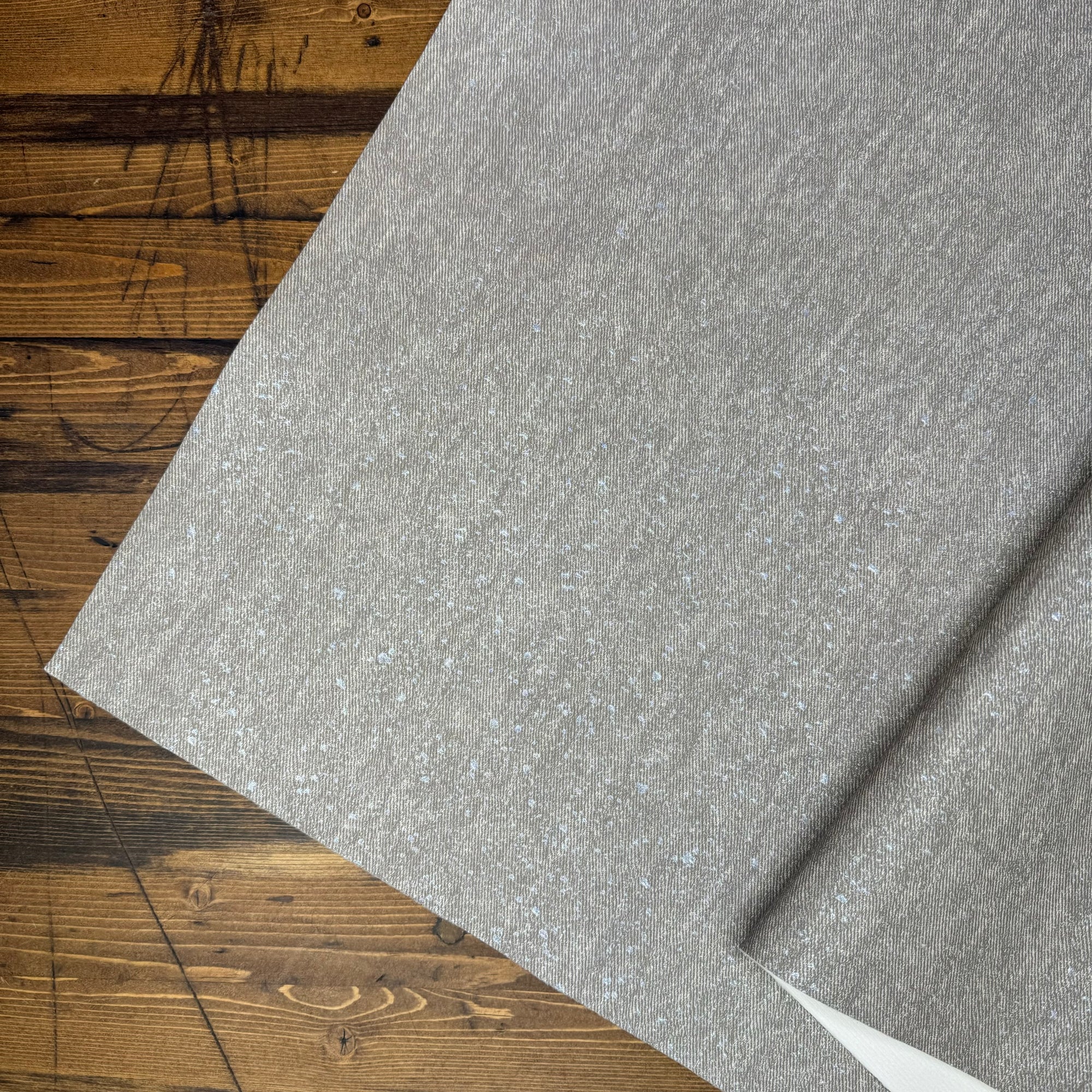 Glacial Luster Denim Vinyl Flint 18"x 53" - SOLD PER ROLL