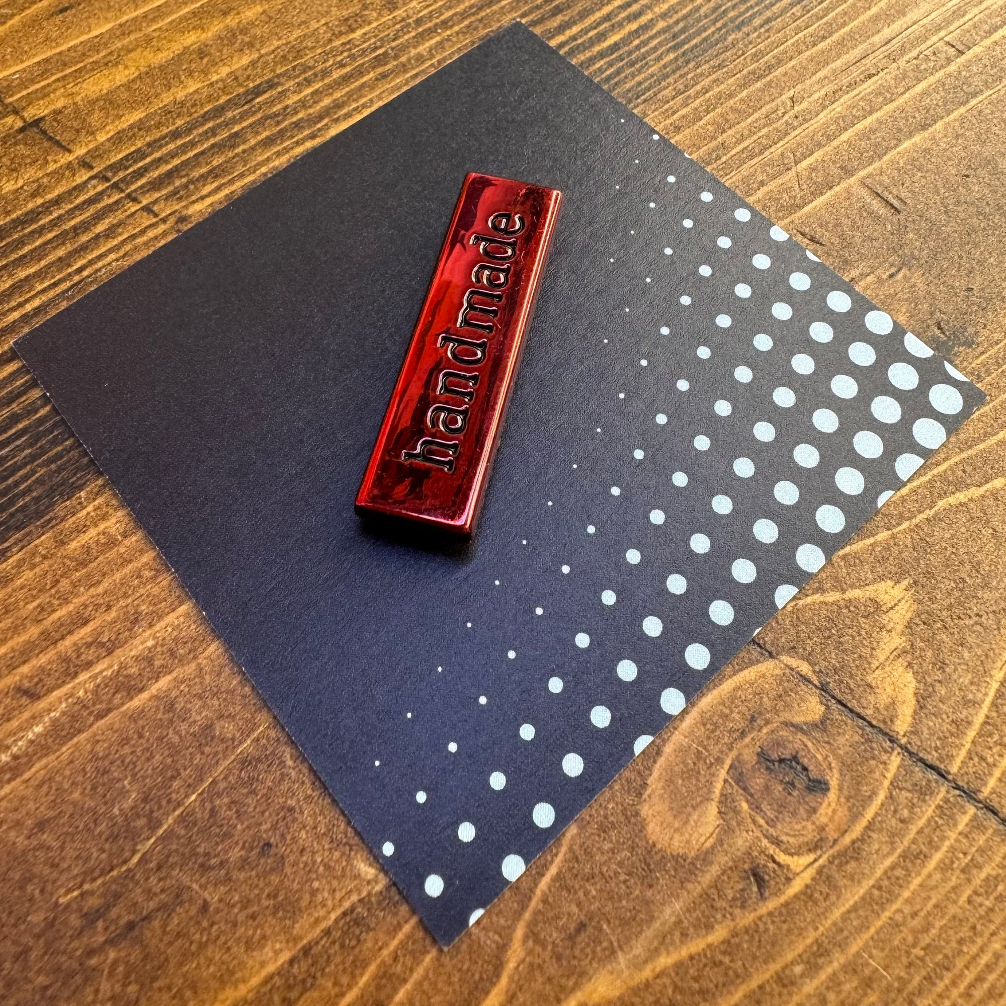 Handmade Label - Red