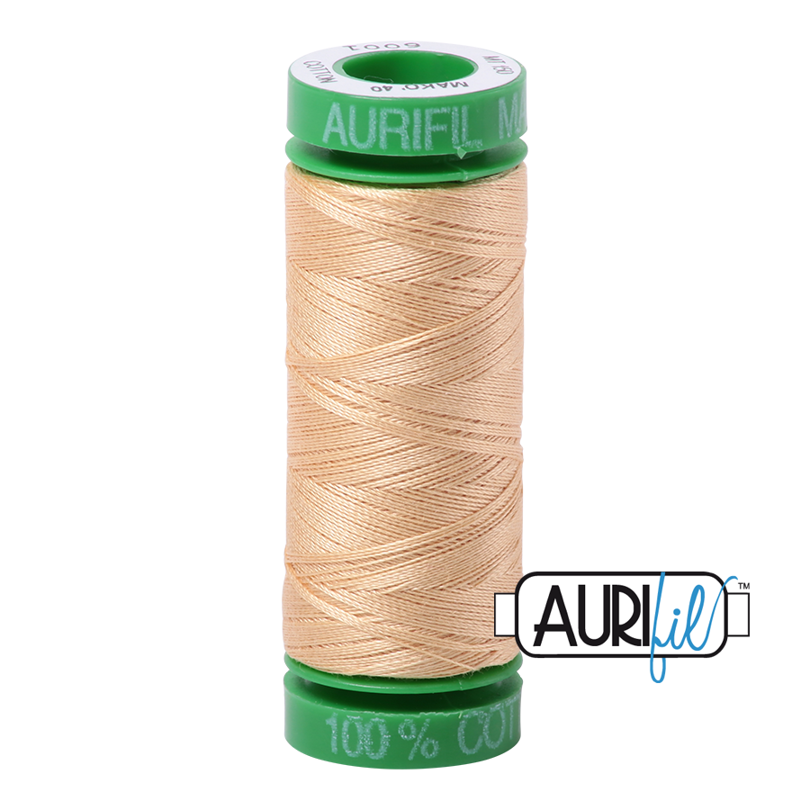 Aurifil 40 wt Cotton 6001 Light Carmel