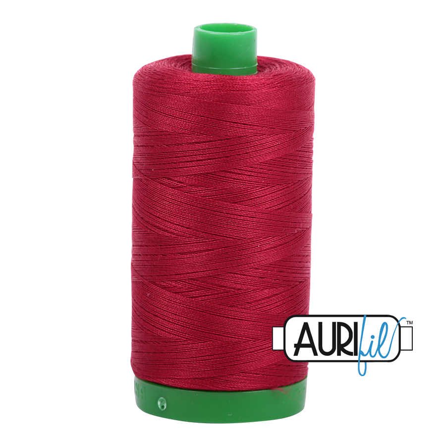 Aurifil 40 wt Cotton 2260 Red Wine