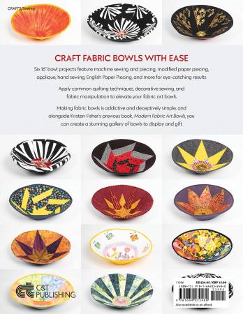 Round Fabric Art Bowls