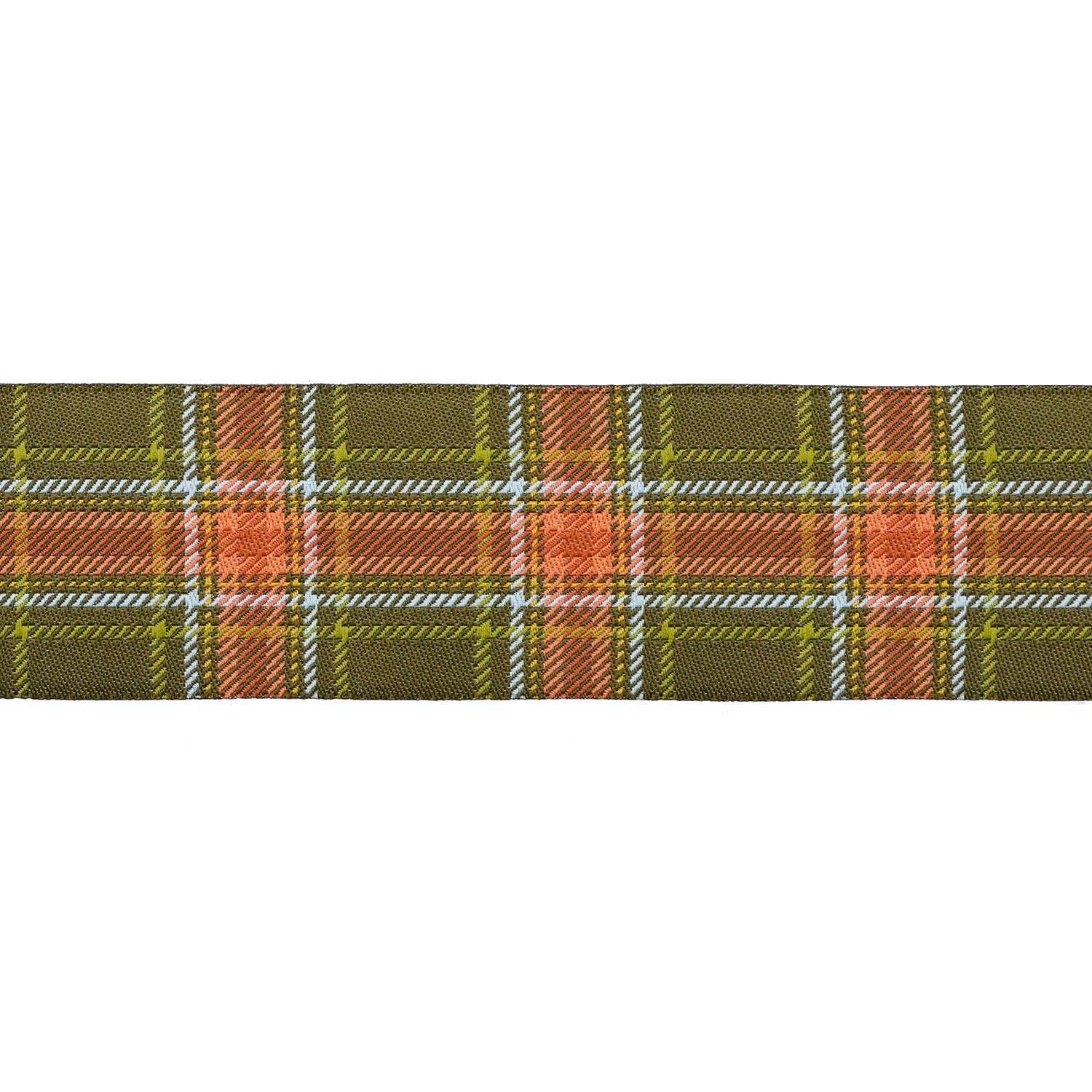 Plaid Perfection in Moss - 1-1/2" width - The Great Outdoors