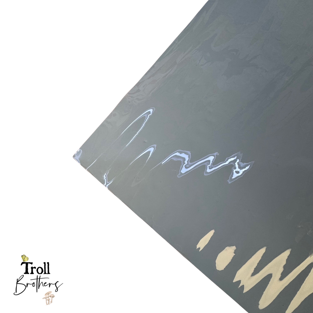 Transparent Jelly Vinyl Marine 18"x 53" - SOLD PER ROLL