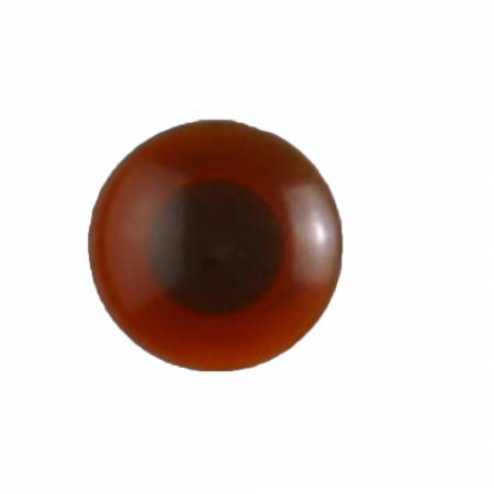 15mm Brown Novelty Eye Button 2pc