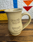 WARNING - Potty Mouth Mug - F*ck the Quilt Police/Troll Bros. Quilt Shop