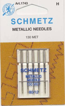 Schmetz Metallic Machine Needle Size 80/12 - 1 Package