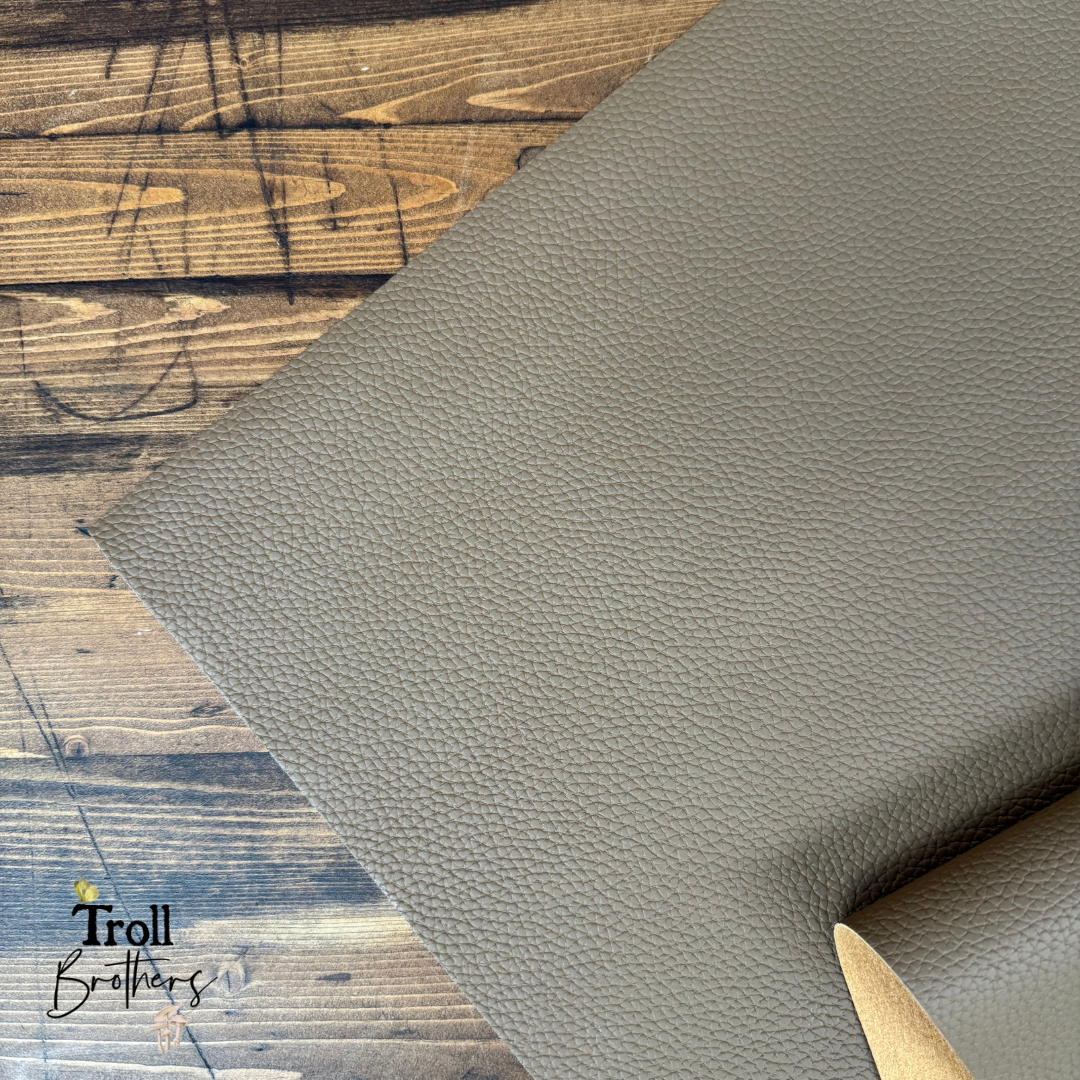 Litchi Pebble Vinyl Light Tan 18"x 53" - SOLD PER ROLL