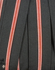 Donut Pull Zipper Pack - Black Zipper Tape with Blood Red Teeth