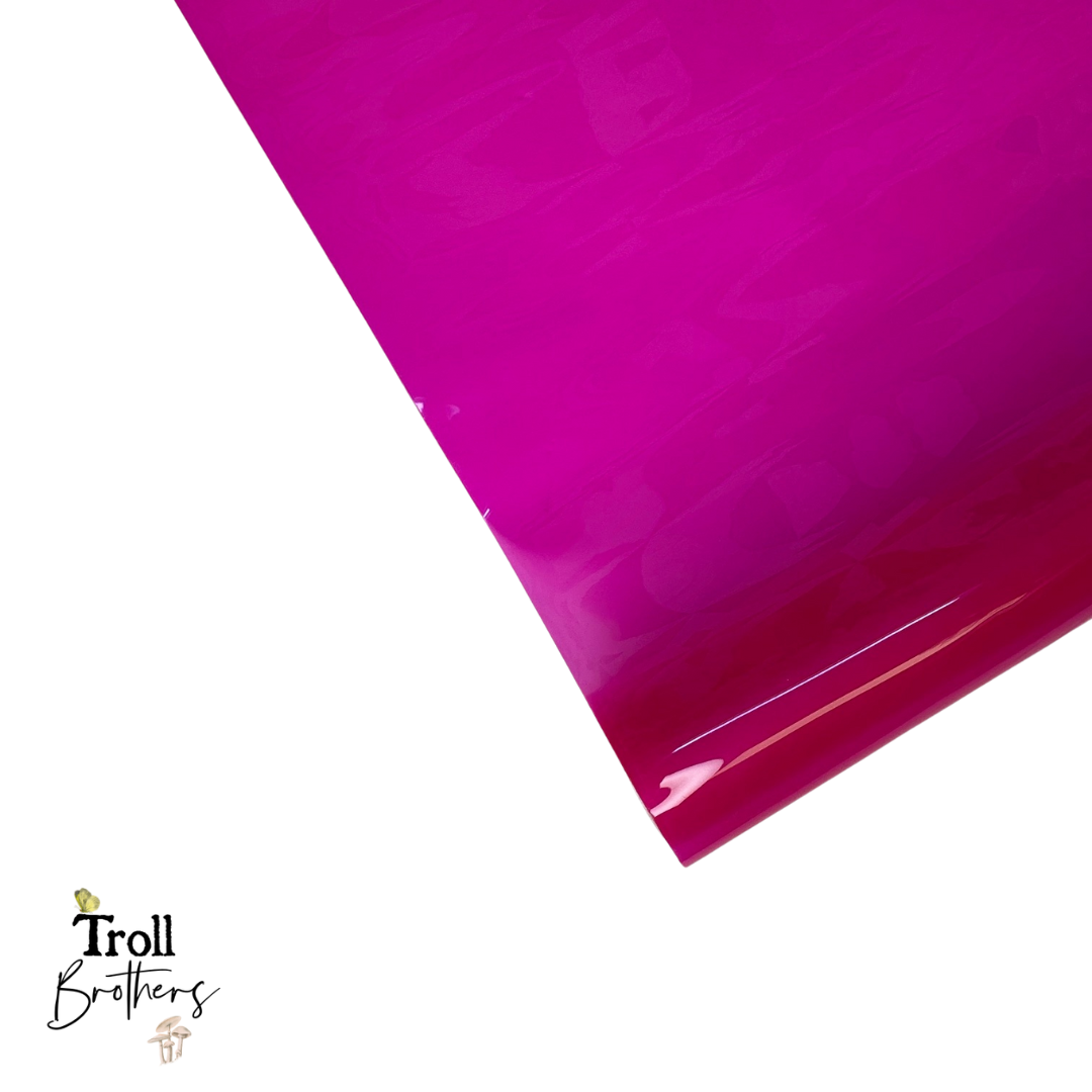 Transparent Jelly Vinyl Pomegranate 18"x 53" - SOLD PER ROLL