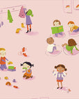 PRE ORDER JUNE 2026 - Heather Ross Favorites Kindergarten Pink - Heather Ross - PER QUARTER METRE / 10" CUT