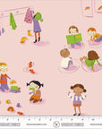 PRE ORDER JUNE 2026 - Heather Ross Favorites Kindergarten Pink - Heather Ross - PER QUARTER METRE / 10" CUT