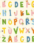 PRE ORDER JUNE 2026 - Heather Ross Favorites Alphabet Cream - Heather Ross - PER QUARTER METRE / 10" CUT
