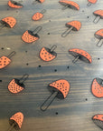 Translucent Jelly Vinyl Mushrooms 18"x 53" - SOLD PER ROLL