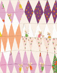 PRE ORDER JUNE 2026 - Heather Ross Favorites Trixie Collage Blush - Heather Ross - PER QUARTER METRE / 10" CUT