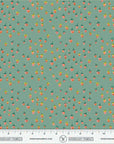 PRE ORDER JUNE 2026 - Heather Ross Favorites Field Strawberries Teal - Heather Ross - PER QUARTER METRE / 10" CUT