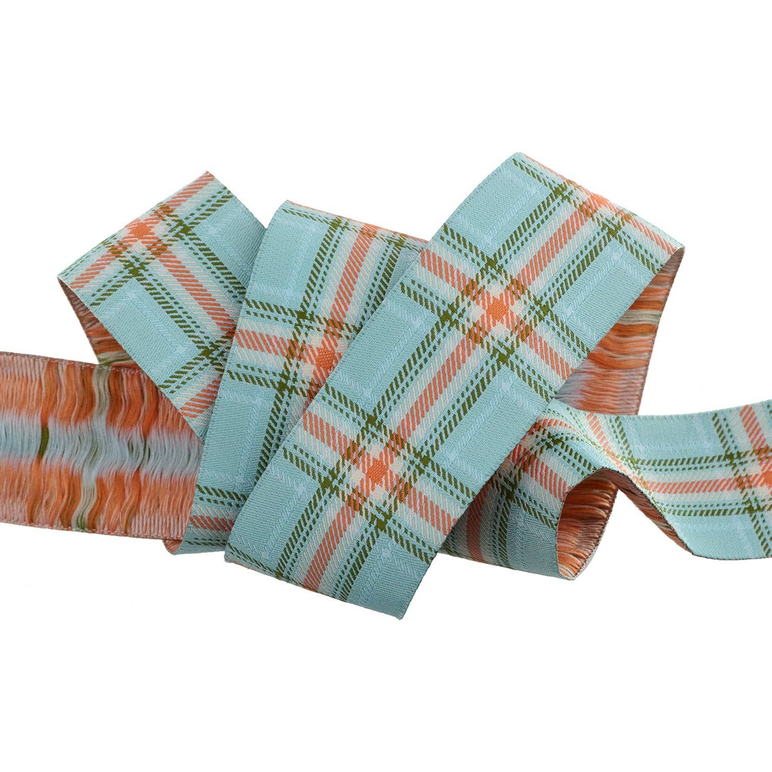 Plaid Perfection in Sky - 1-1/2" width - The Great Outdoors
