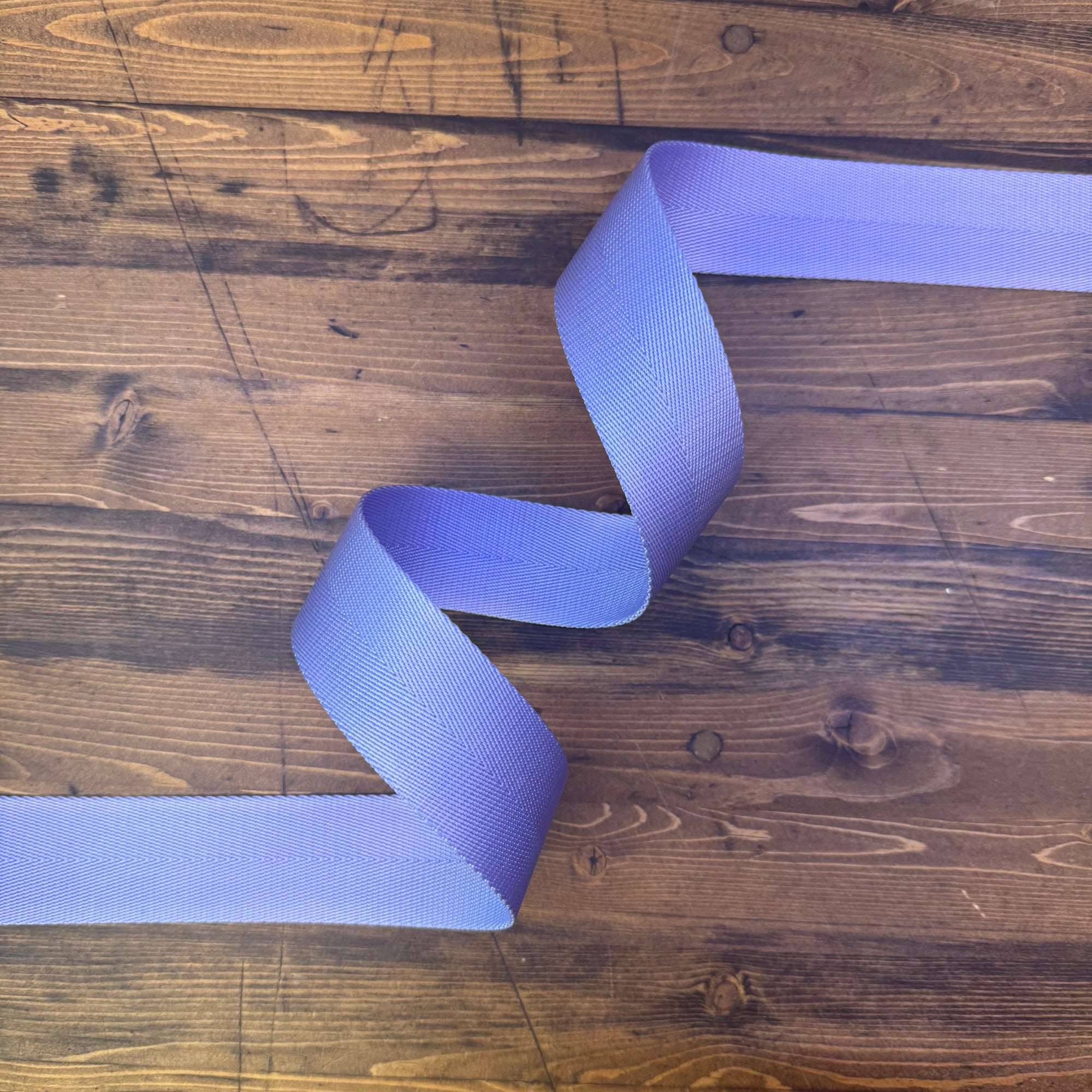 Herringbone Webbing 1 1/2" Haze - PER QUARTER METRE