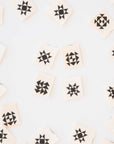 Black Quilt Block Multipack Organic Cotton Labels