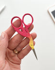 Embroidery stork scissors, small bird scissors: Pink shell