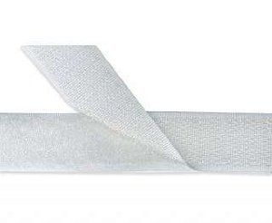 Sew-on Hook & Loop (Set) White 3/4in - PER QUARTER METRE