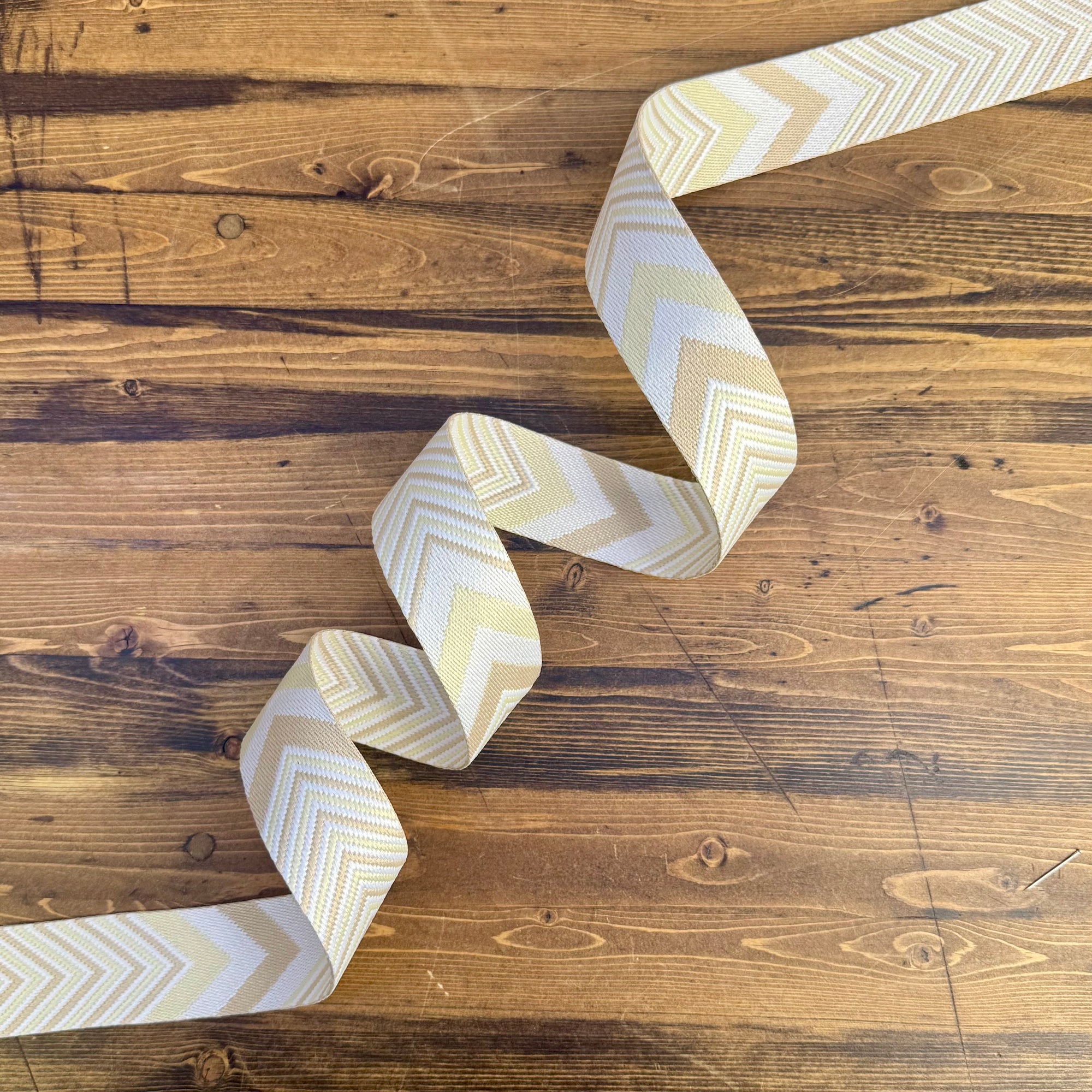 Fifty Shades of Yay! 1 1/2" wide Double Whipped - PER QUARTER METRE