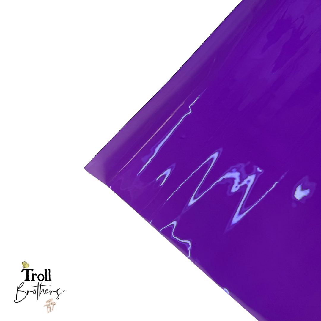 Transparent Jelly Vinyl Grape 18"x 53" - SOLD PER ROLL