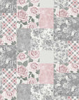 PRE ORDER MAY 2026 - Pretty Scary Patchwork Rose - Lilac Bee Designs - PER QUARTER METRE / 10" CUT