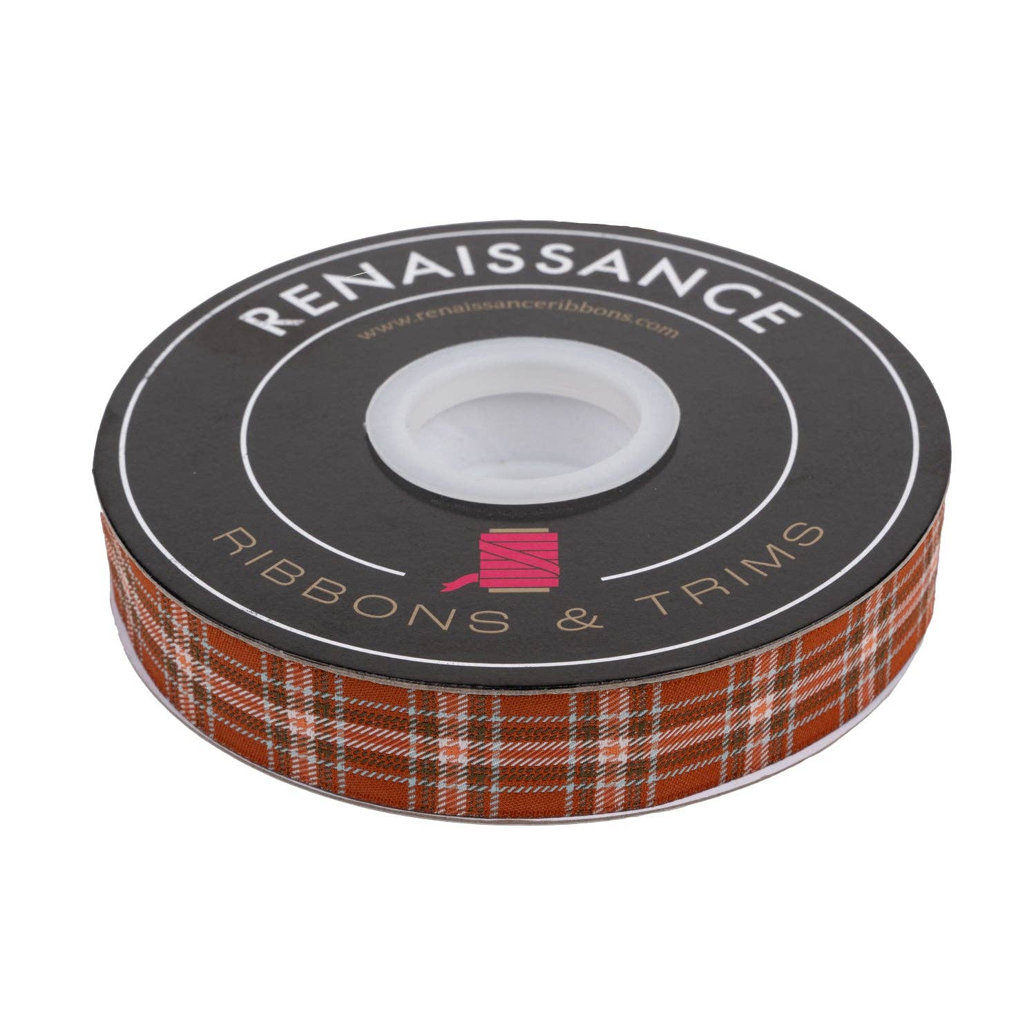 Plaid Perfection in Rust - 7/8" width - The Great Outdoors