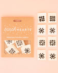Black Quilt Block Multipack Organic Cotton Labels