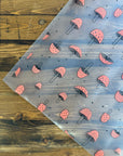 Translucent Jelly Vinyl Mushrooms 18"x 53" - SOLD PER ROLL