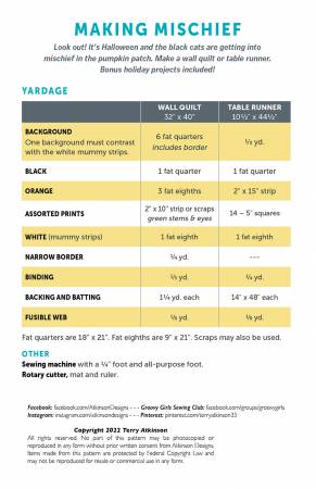 Making Mischief Pattern