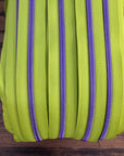 Donut Pull Zipper Pack - Lime Zipper Tape with Violet Teeth