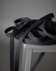 25MM Black Webbing - PER QUARTER METRE
