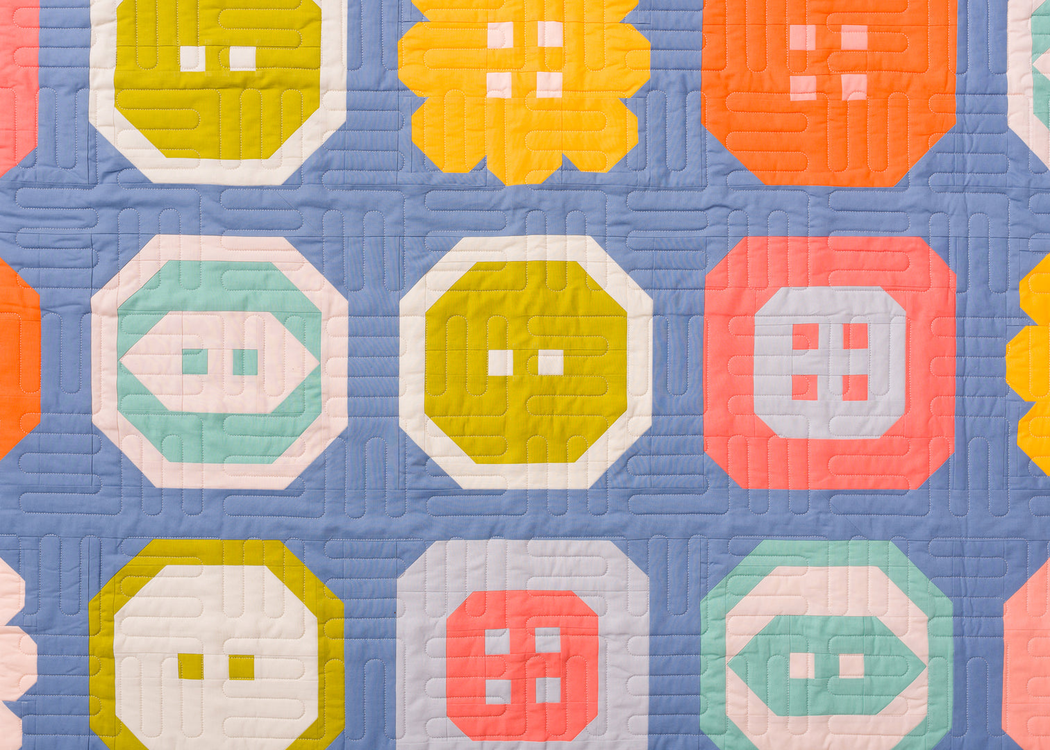 Buttoned Up Quilt Printed Pattern