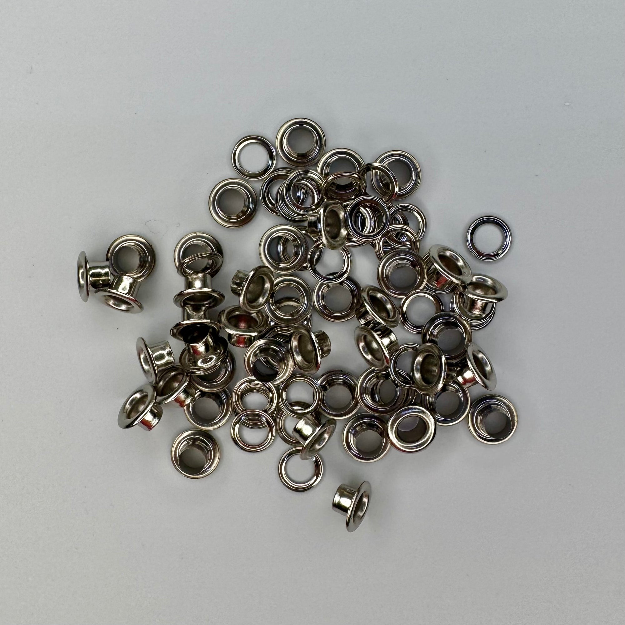 Nickel Metal Eyelets – 5 mm Round Garment Accessories - 40 pcs per Pack