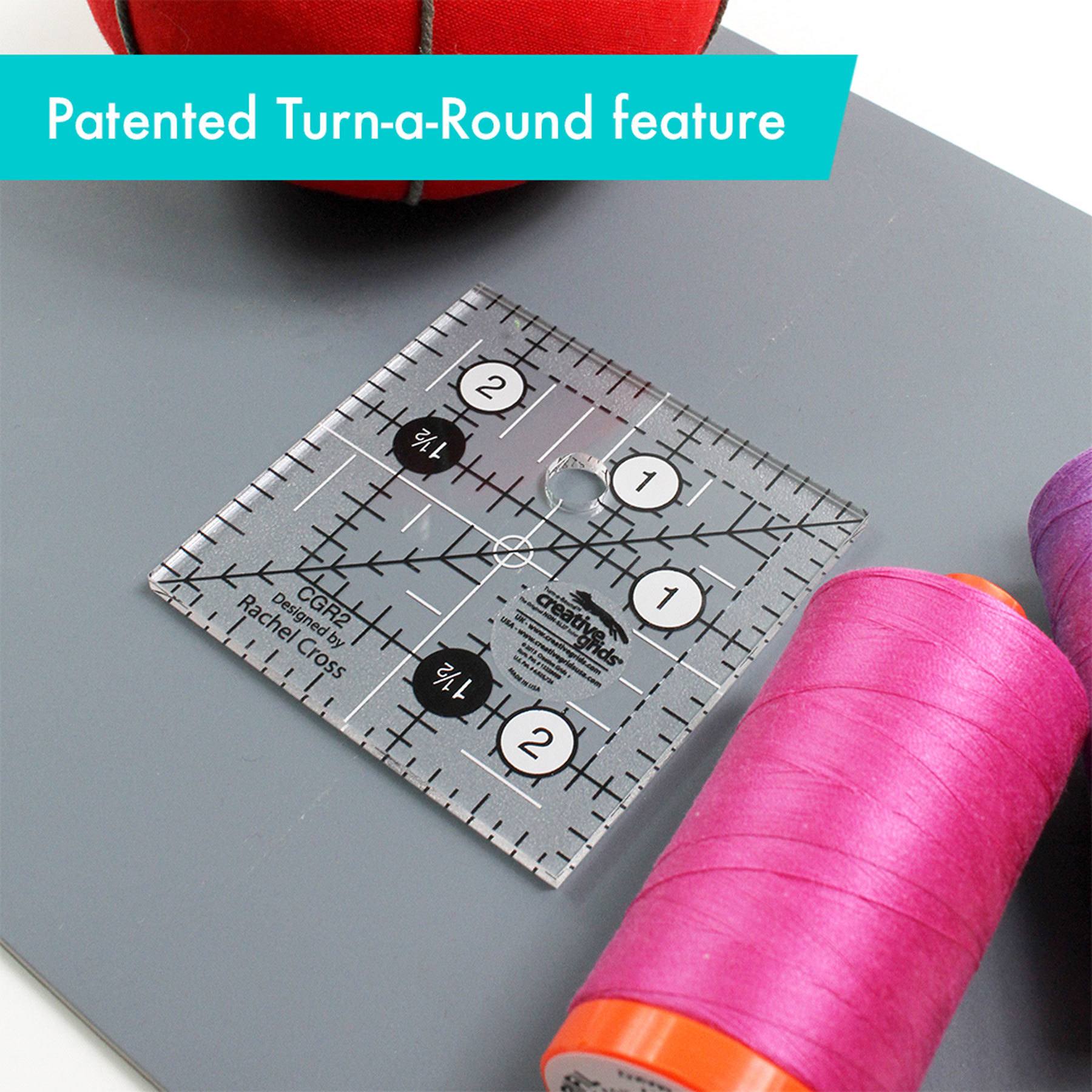 Creative Grids Quilt Ruler 2-1/2in Square