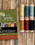 Storytime Challenge - Cherrywood Fabrics Thread Collection - Aurifil