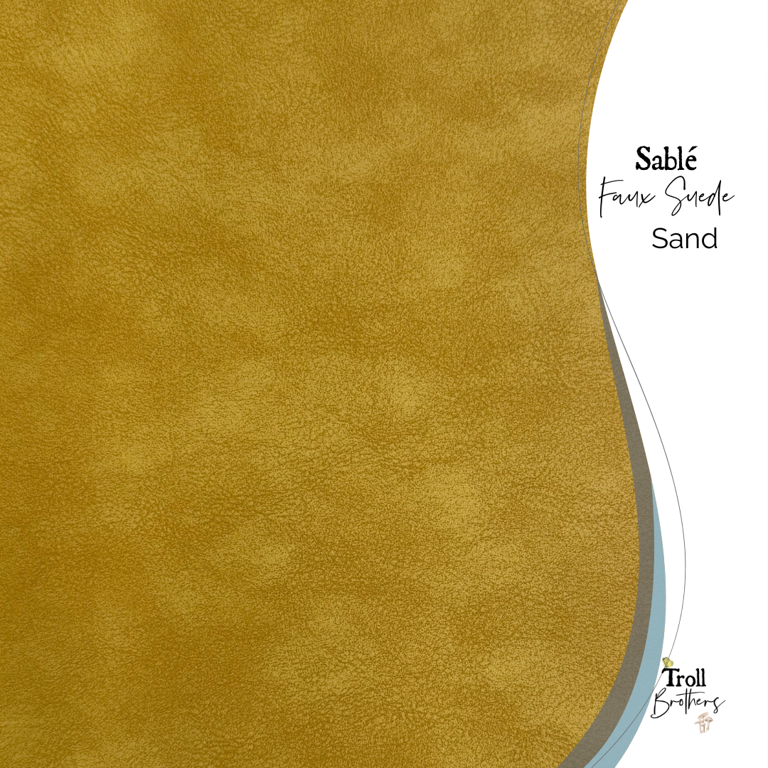 Sablé Faux Suede Sand - PER ROLL
