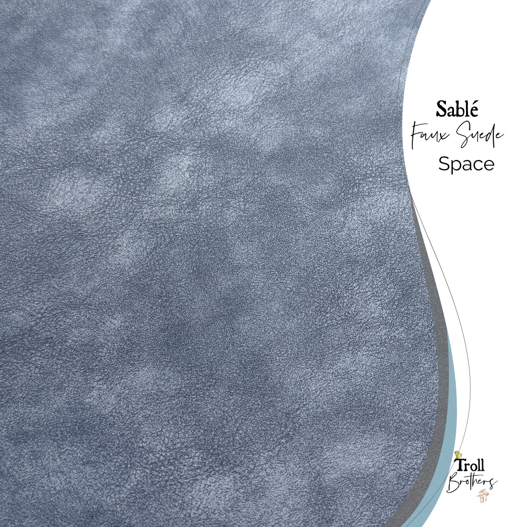 Sablé Faux Suede Space - PER ROLL