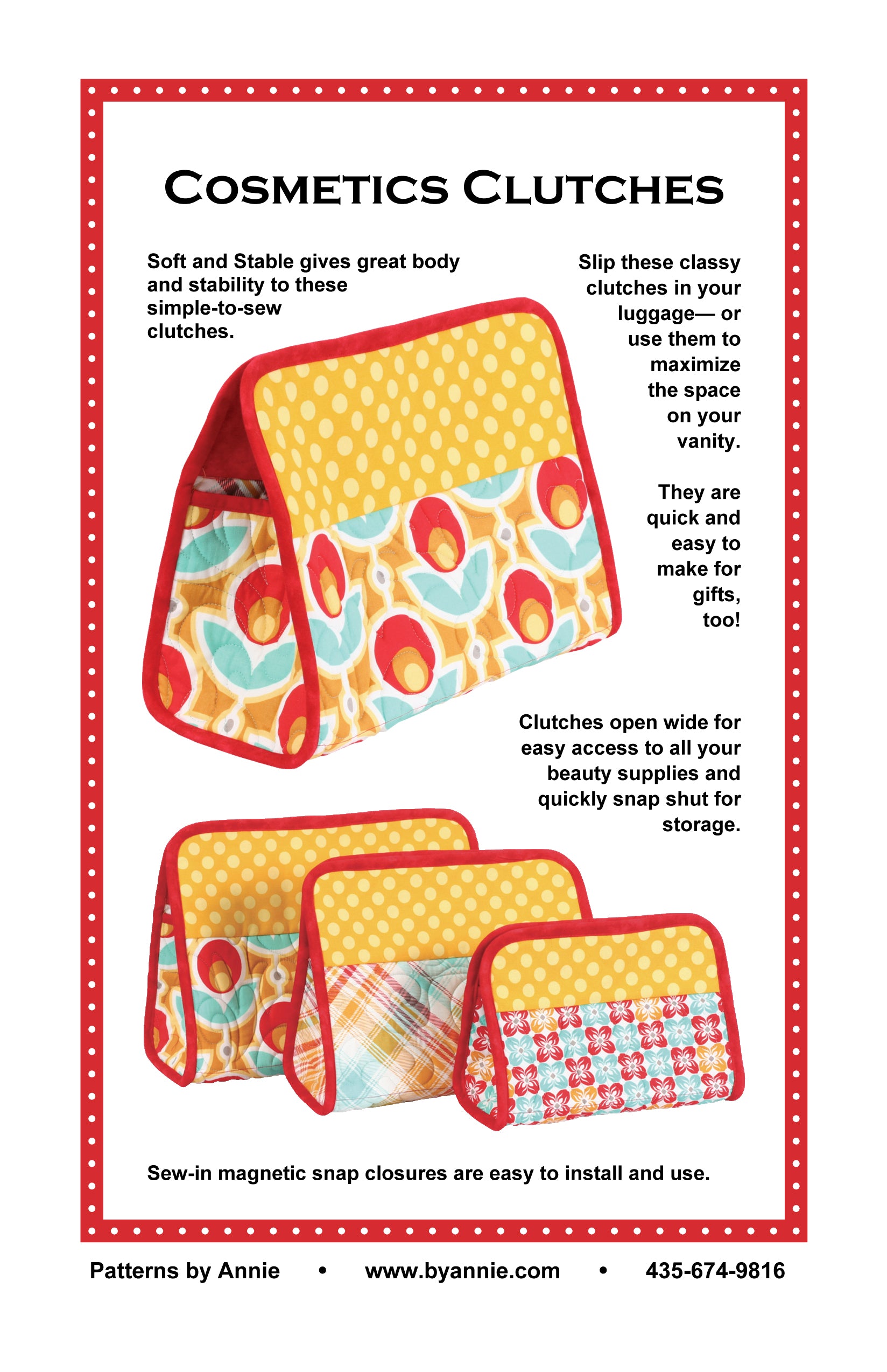 Cosmetics Clutches - by Annie