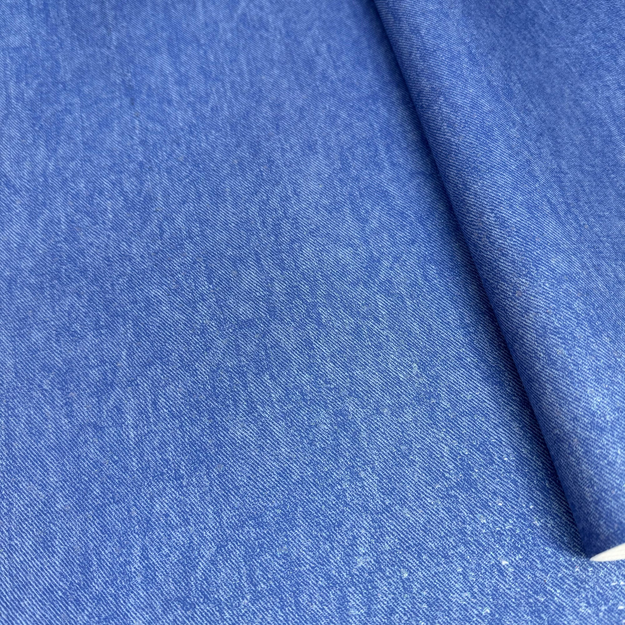 Glacial Luster Denim Vinyl Blizzard 18"x 53" - SOLD PER ROLL