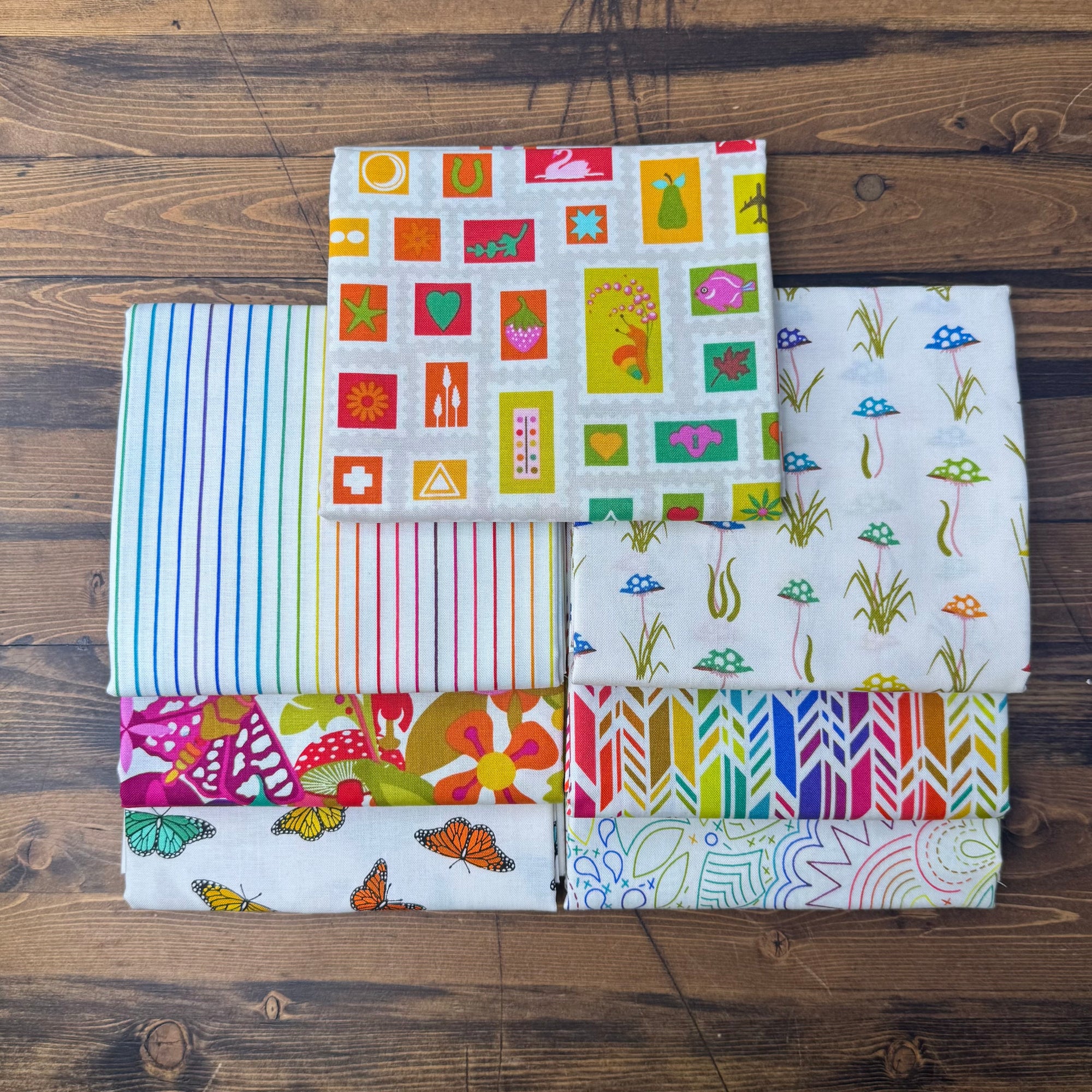 Colour Wheel Day Half Metre Bundle - Alison Glass