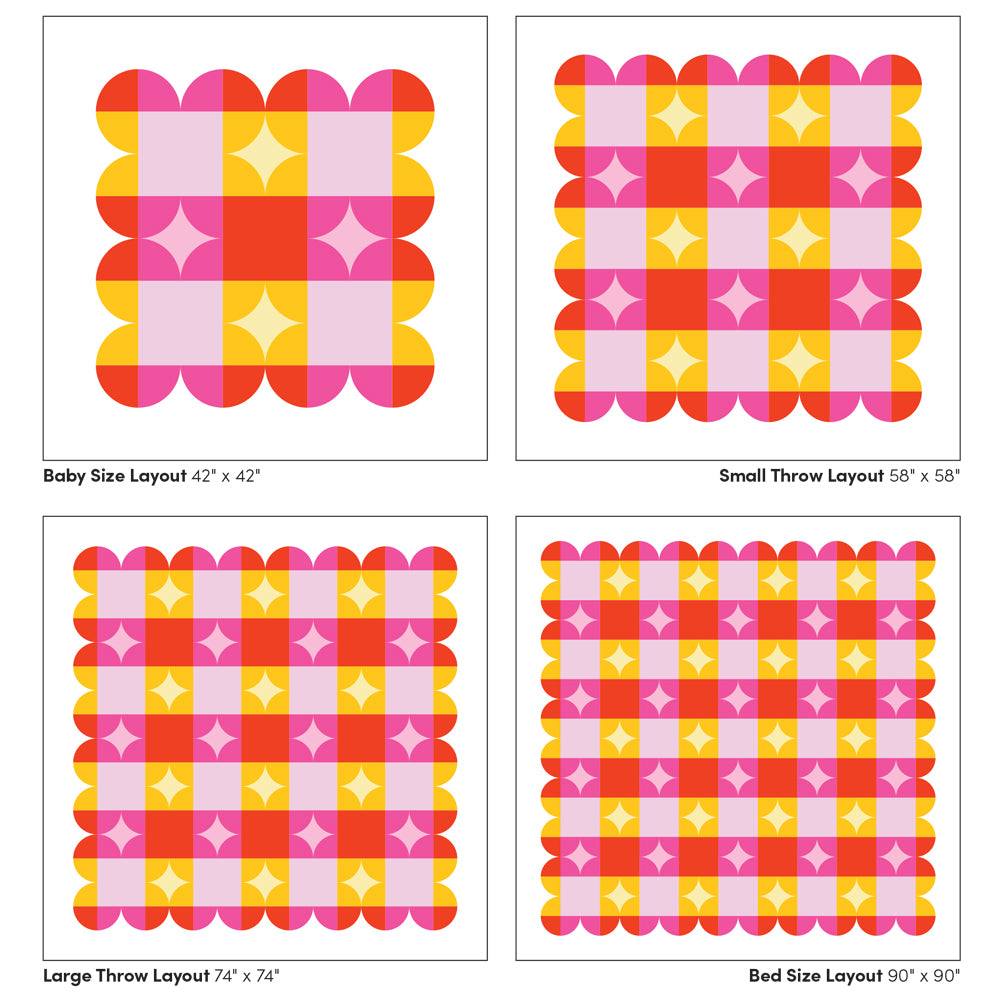 Gingham Glitz Quilt Pattern