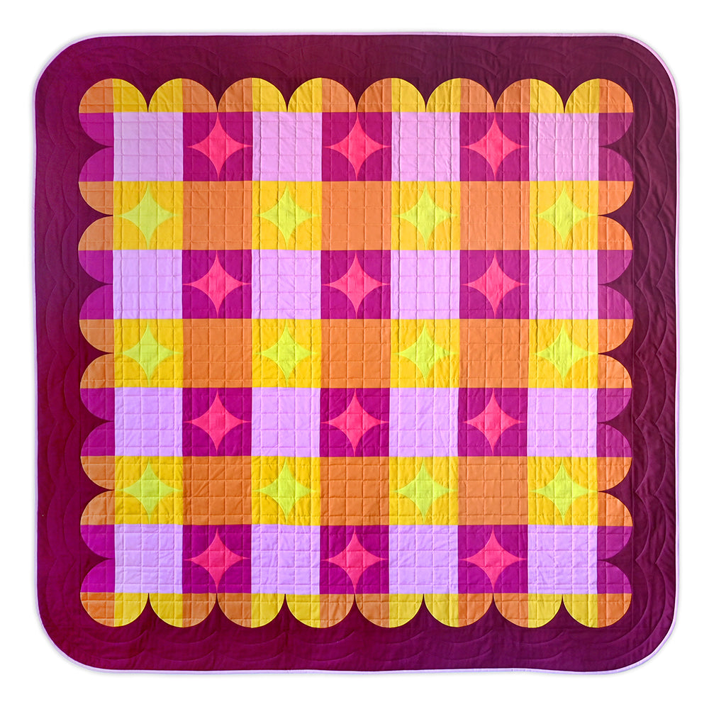 Gingham Glitz Quilt Pattern