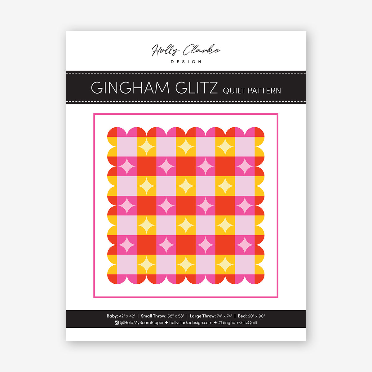 Gingham Glitz Quilt Pattern