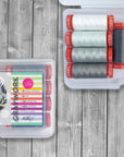 PRE ORDER NOVEMBER 2025 - Grayworks (10 Small Spools) by Tula Pink - Aurifil