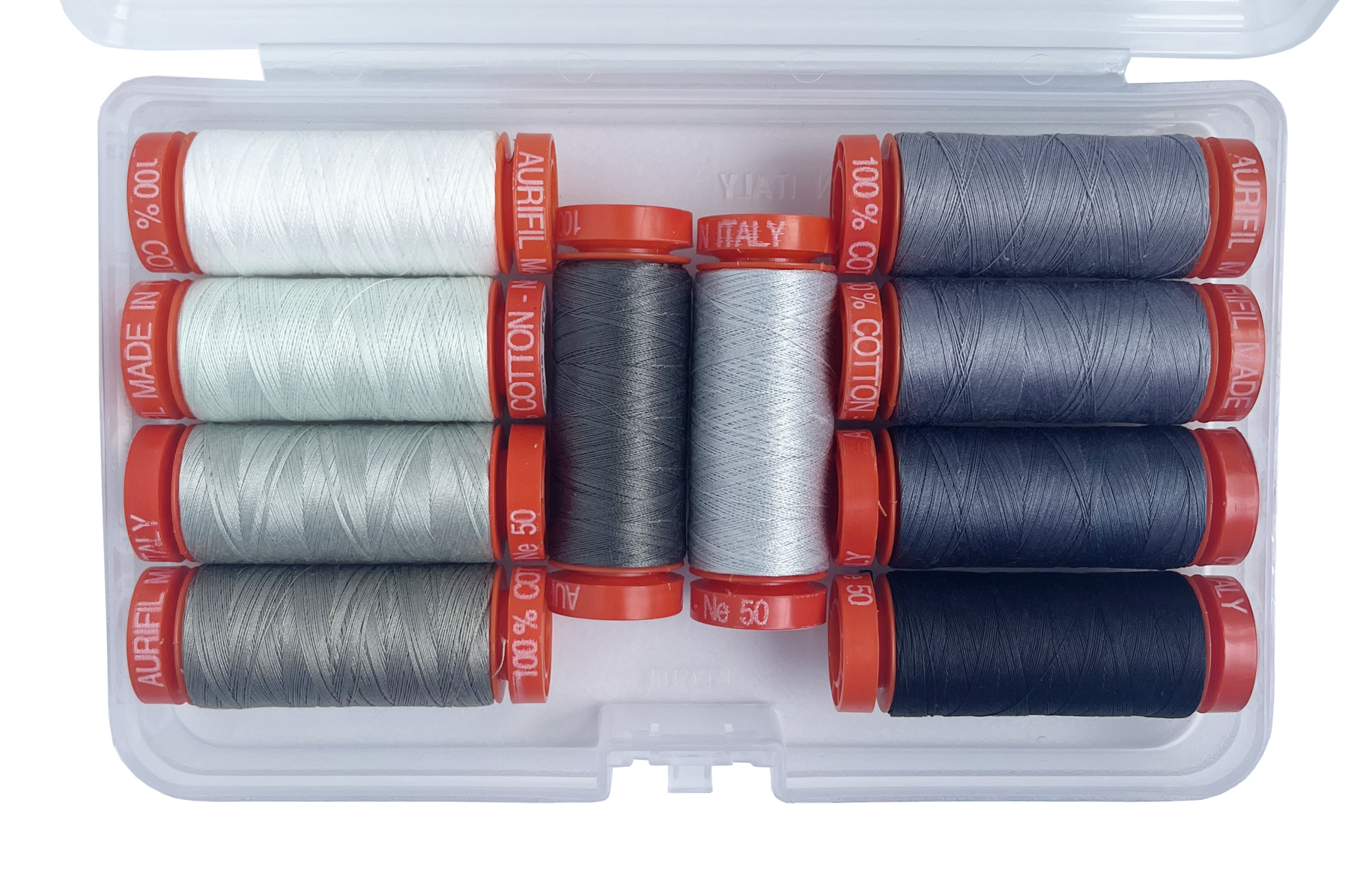 PRE ORDER NOVEMBER 2025 - Grayworks (10 Small Spools) by Tula Pink - Aurifil